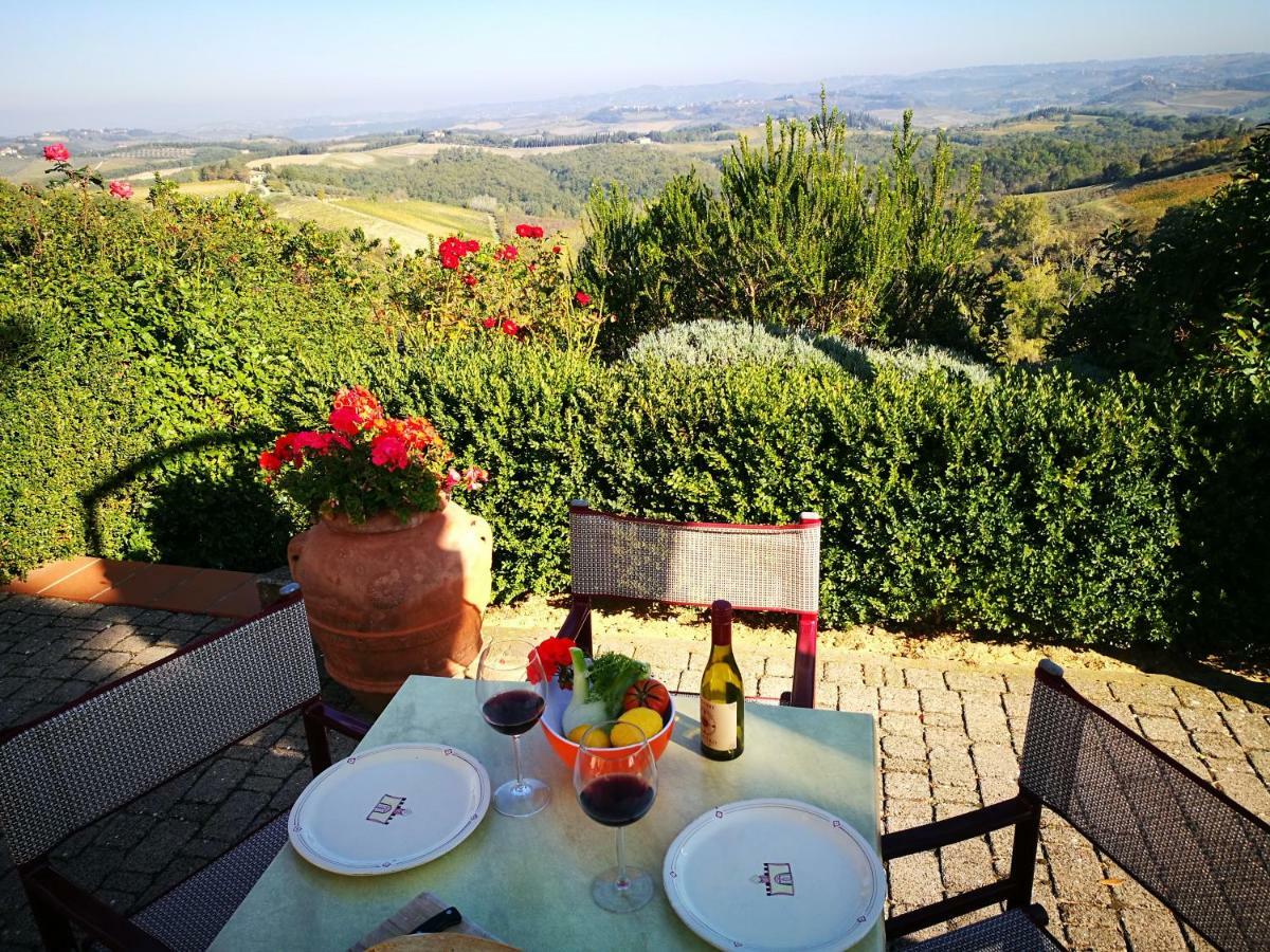 Castello Di Fulignano Soarzio Panoramic Apartment Σαν Τζιμινιάνο Εξωτερικό φωτογραφία